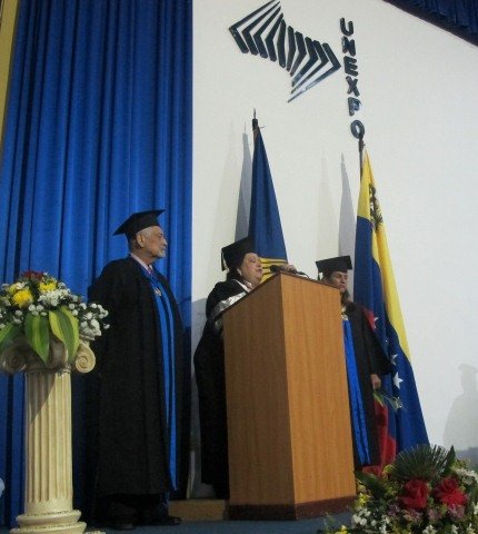 Discurso de la Rectora, Rita Elena Añez