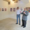 Vice-Rector Ovidio León Lara junto al Coordinador del Área de Artes Visuales de la Oficina Regional de Cultura y Extensión, Edixo Primera